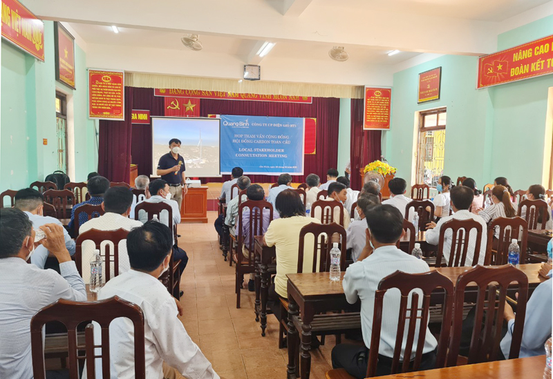 Công ty Cổ phần Điện gió B&T tổ chức cuộc họp tham vấn ở xã Gia Ninh (huyện Quảng Ninh)