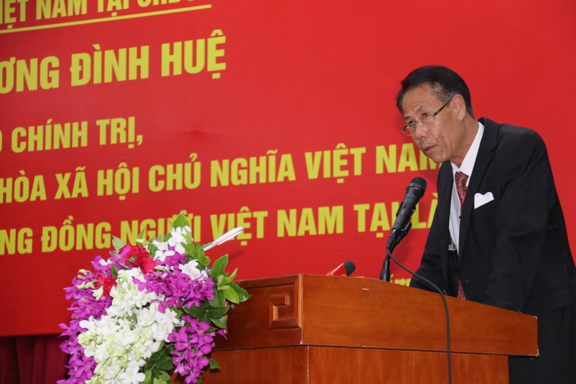 Ông Nguyễn Duy Trung, Chủ tịch Tổng hội Người Việt Nam tại Lào.