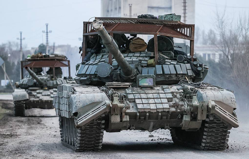 Lực lượng Nga ở Donbass, miền đông Ukraine. Ảnh: TASS