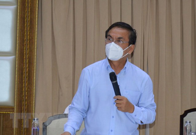 Ông Trần Văn Hai, Giám đốc Trung tâm kiểm soát bệnh tật Đồng Tháp. (Ảnh: Nhựt An/TTXVN)