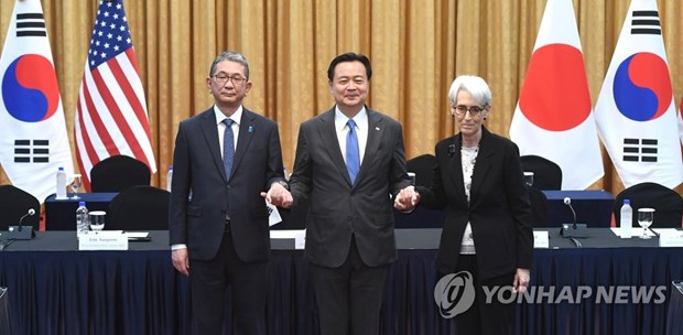 Hàn Quốc, Mỹ và Nhật Bản hội đàm cấp cao về vấn đề Triều Tiên