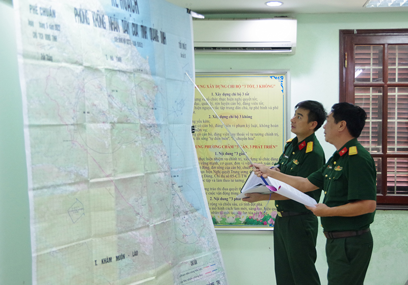 Quân khu 4: Kiểm tra công tác phòng không nhân dân tỉnh Quảng Bình