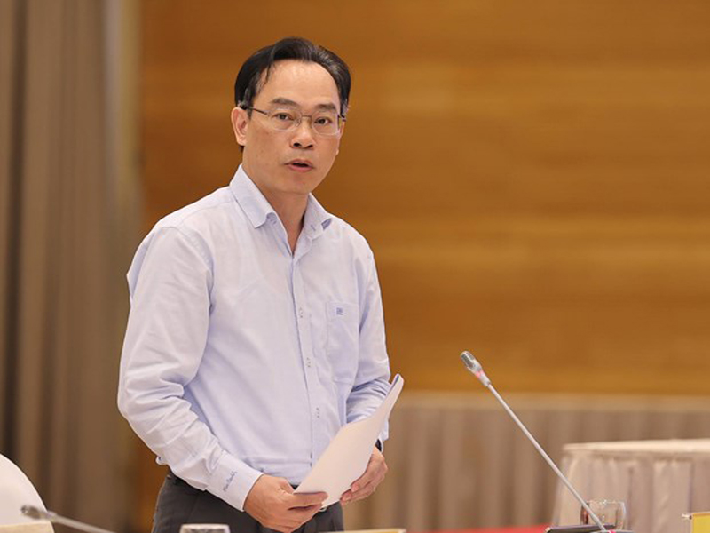 Thứ trưởng Hoàng Minh Sơn nói về lộ trình tăng học phí. (Ảnh: PV/Vietnam+)