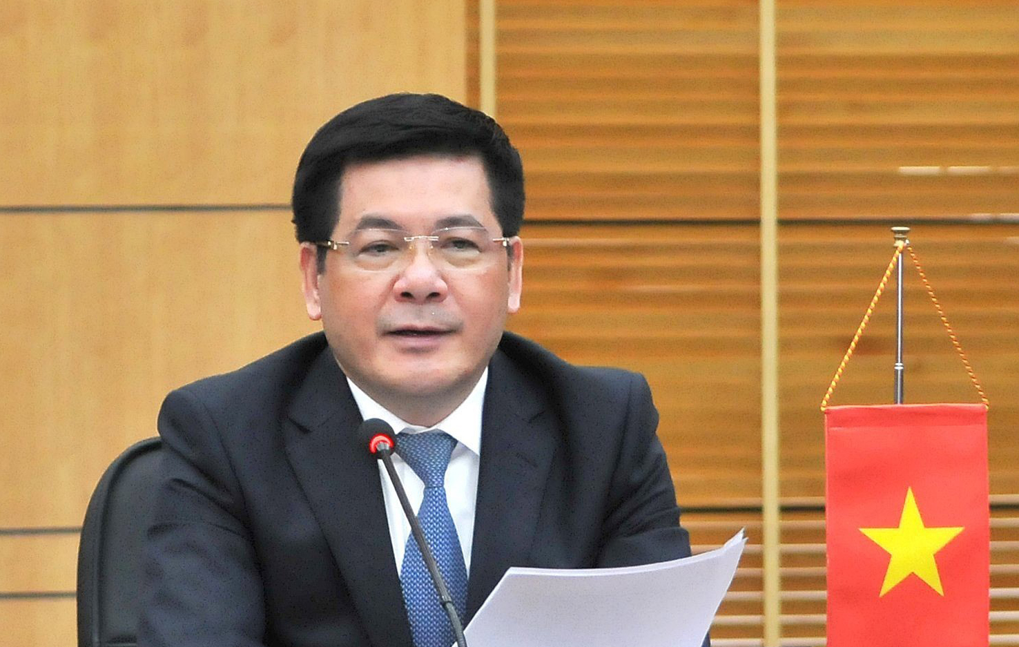 Bộ trưởng Bộ Công Thương Nguyễn Hồng Diên. Ảnh: Trần Việt/TTXVN