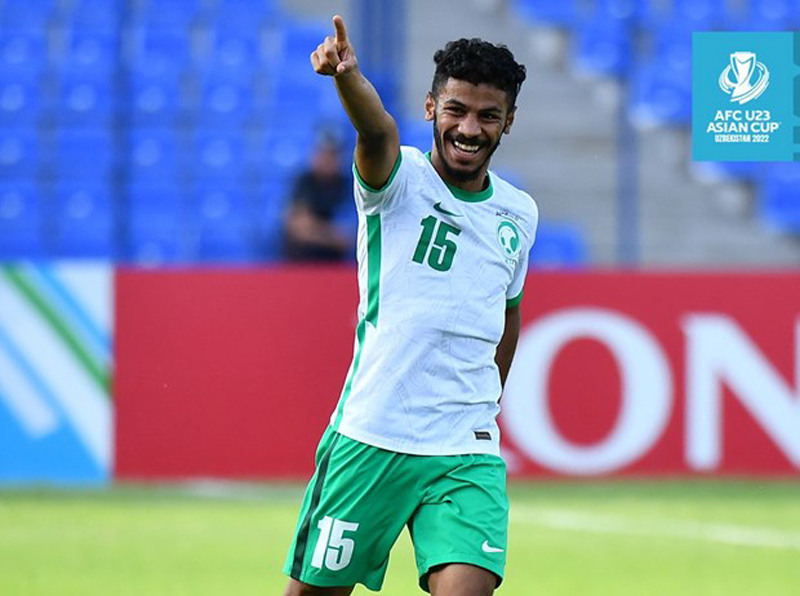 Hussain Al Eisa giúp U23 Saudi Arabia vào chung kết. (Nguồn: AFC)