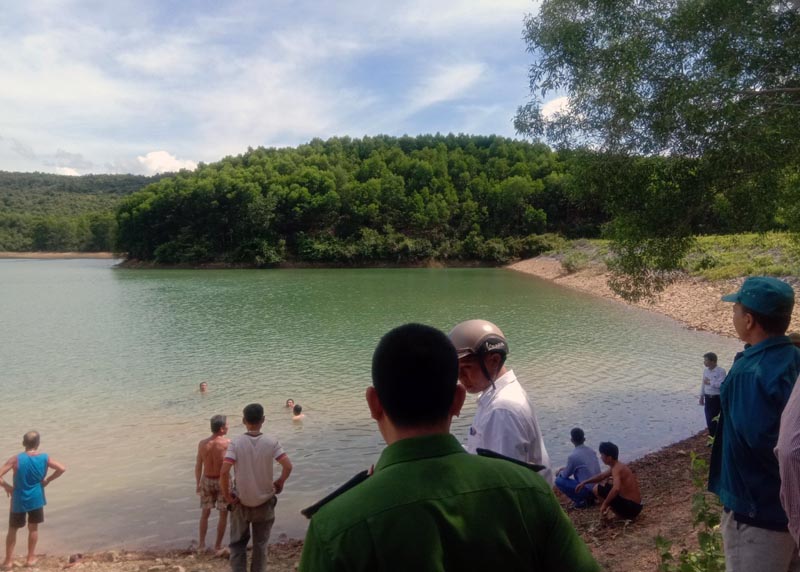 Hồ Eo Hụ, nơi xảy ra vụ đuối nước thương tâm vào chiều 22/6/2022.