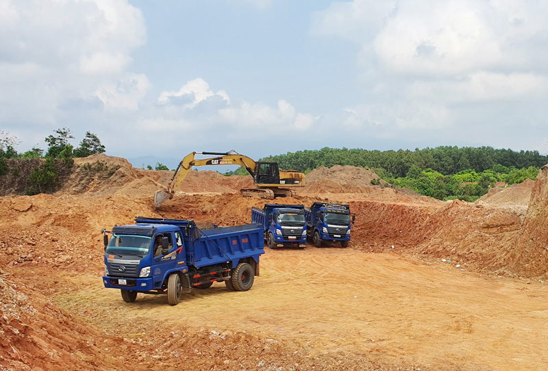 Quảng Bình bảo đảm cung cấp các mỏ vật liệu xây dựng phục vụ Dự án xây dựng công trình đường bộ cao tốc Bắc - Nam.