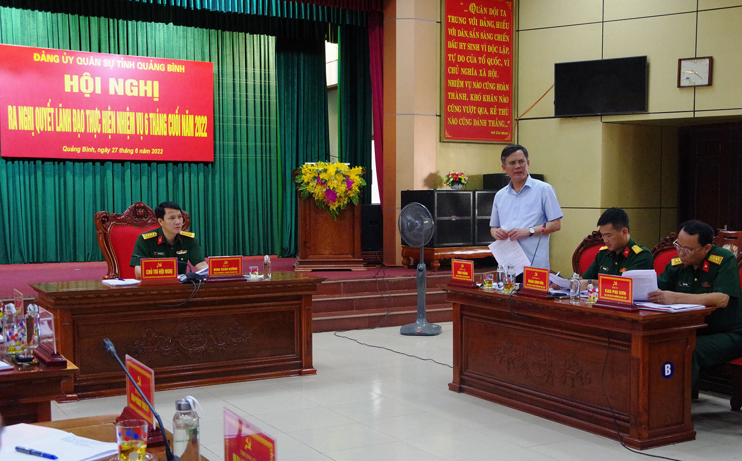 Đồng chí Trần Thắng, Phó Bí thư Tỉnh ủy, Chủ tịch UBND tỉnh phát biểu chỉ đạo