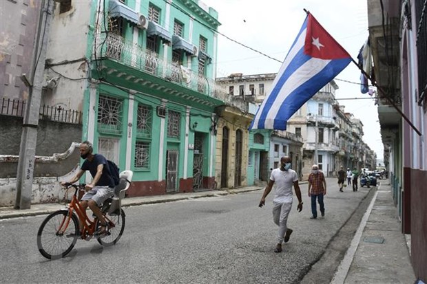 Đường phố tại La Habana, Cuba. (Ảnh: THX/TTXVN)