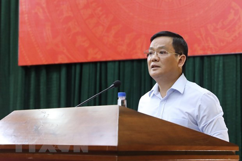Ông Vương Ánh Dương - Phó Cục trưởng Cục Quản lý khám chữa bệnh. (Ảnh: Minh Quyết/TTXVN)