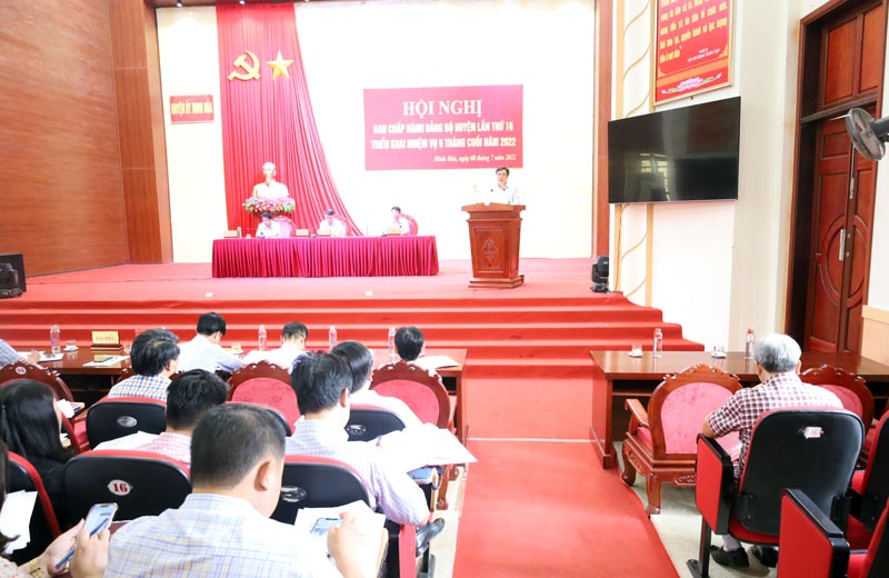 Đảng bộ huyện Minh Hóa, Quảng Ninh: Triển khai nhiệm vụ 6 tháng cuối năm 2022