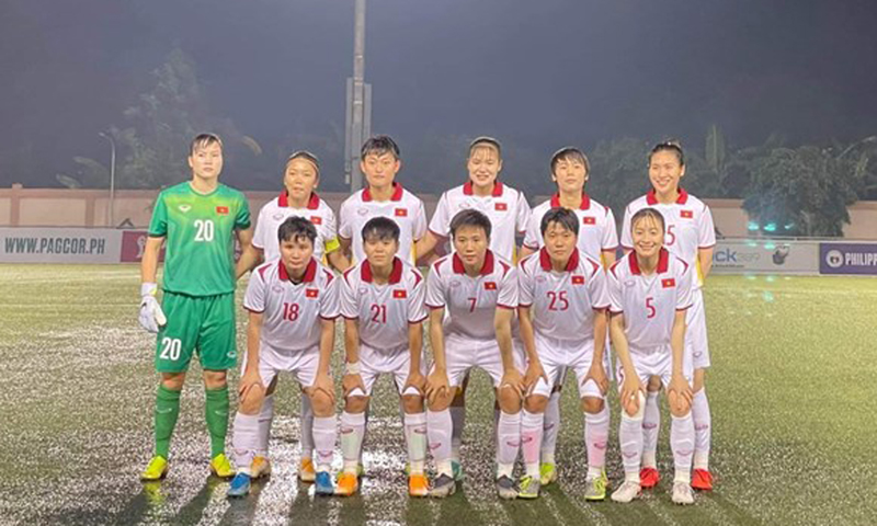 Tuyển nữ Việt Nam sớm giành vé vào bán kết AFF Cup 2022