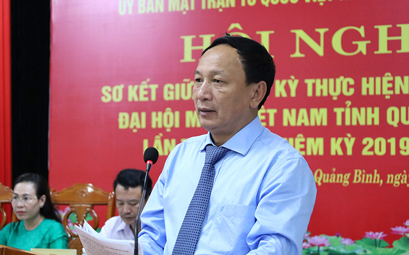 Đồng chí Phó Bí thư Thường trực Tỉnh ủy Trần Hải Châu phát biểu chỉ đạo hội nghị.