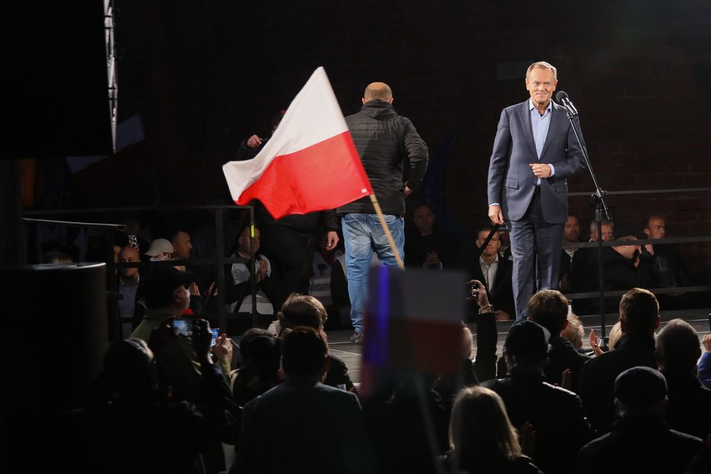 Ông Donald Tusk, lãnh đạo đảng Nền tảng Công dân của Ba Lan. Ảnh: Getty Images