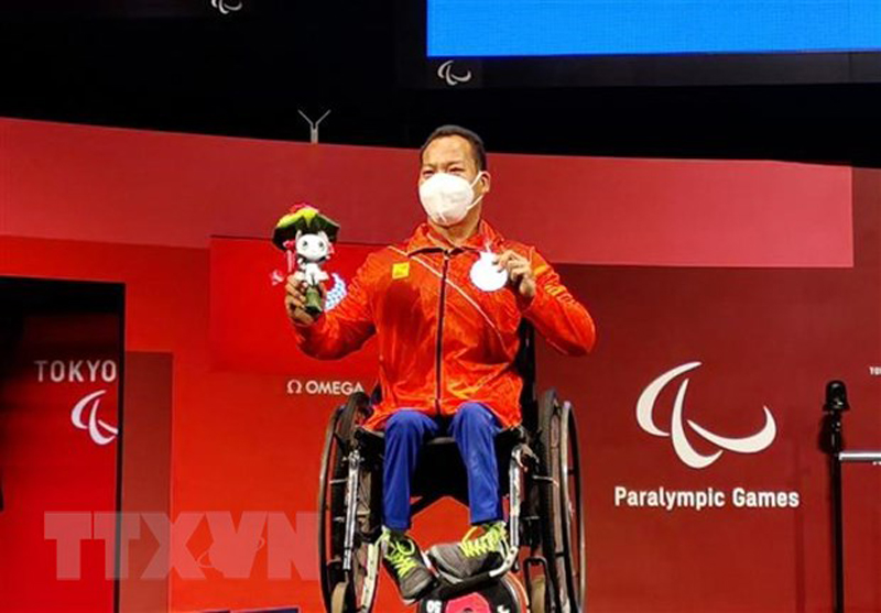 Đô cử Lê Văn Công là niềm hy vọng vàng của đoàn thể thao người khuyết tật Việt Nam tại ASEAN Para Games 11 Indonesia 2022. (Ảnh minh họa. Nguồn: TTXVN)