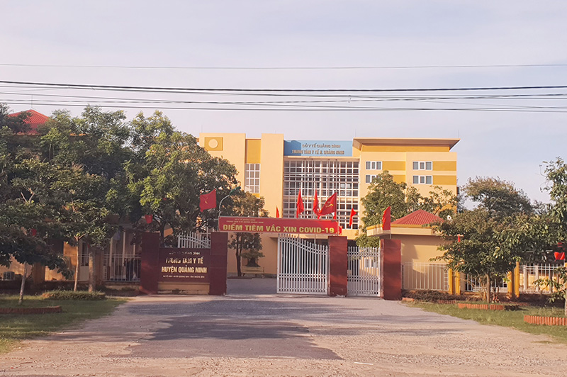 Trung tâm Y tế huyện Quảng Ninh-nơi lãnh đạo đơn vị có đơn tố cáo của công dân.