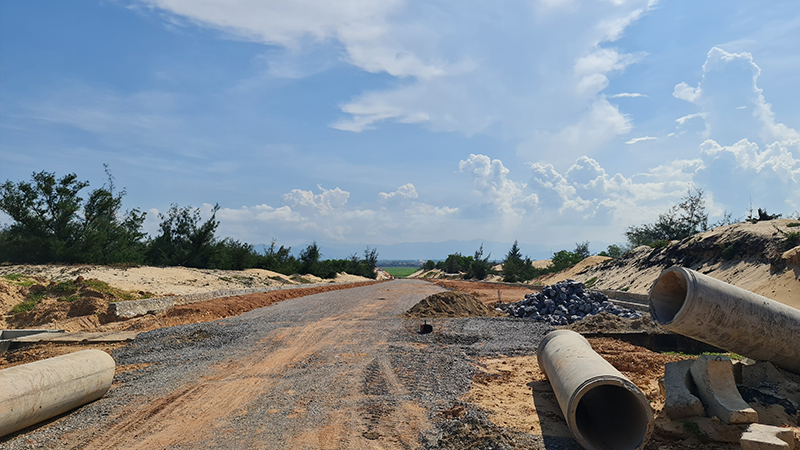 Công trình đường từ Lộc Ninh đi Khu công nghiệp Tây Bắc  Đồng Hới.