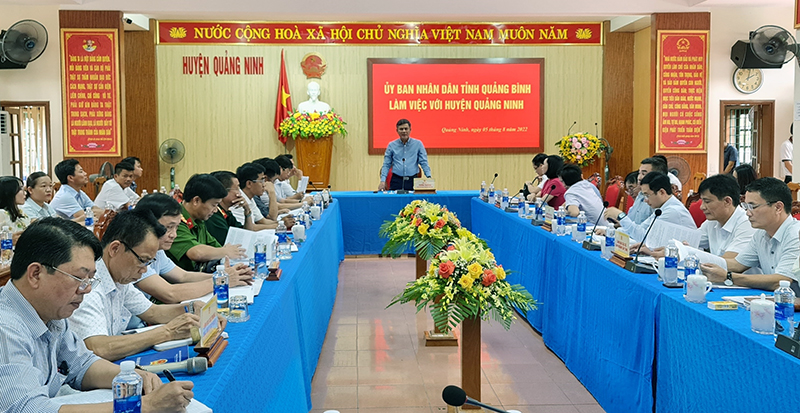 Huyện Quảng Ninh cần thực hiện quyết liệt các giải pháp phát triển kinh tế-xã hội