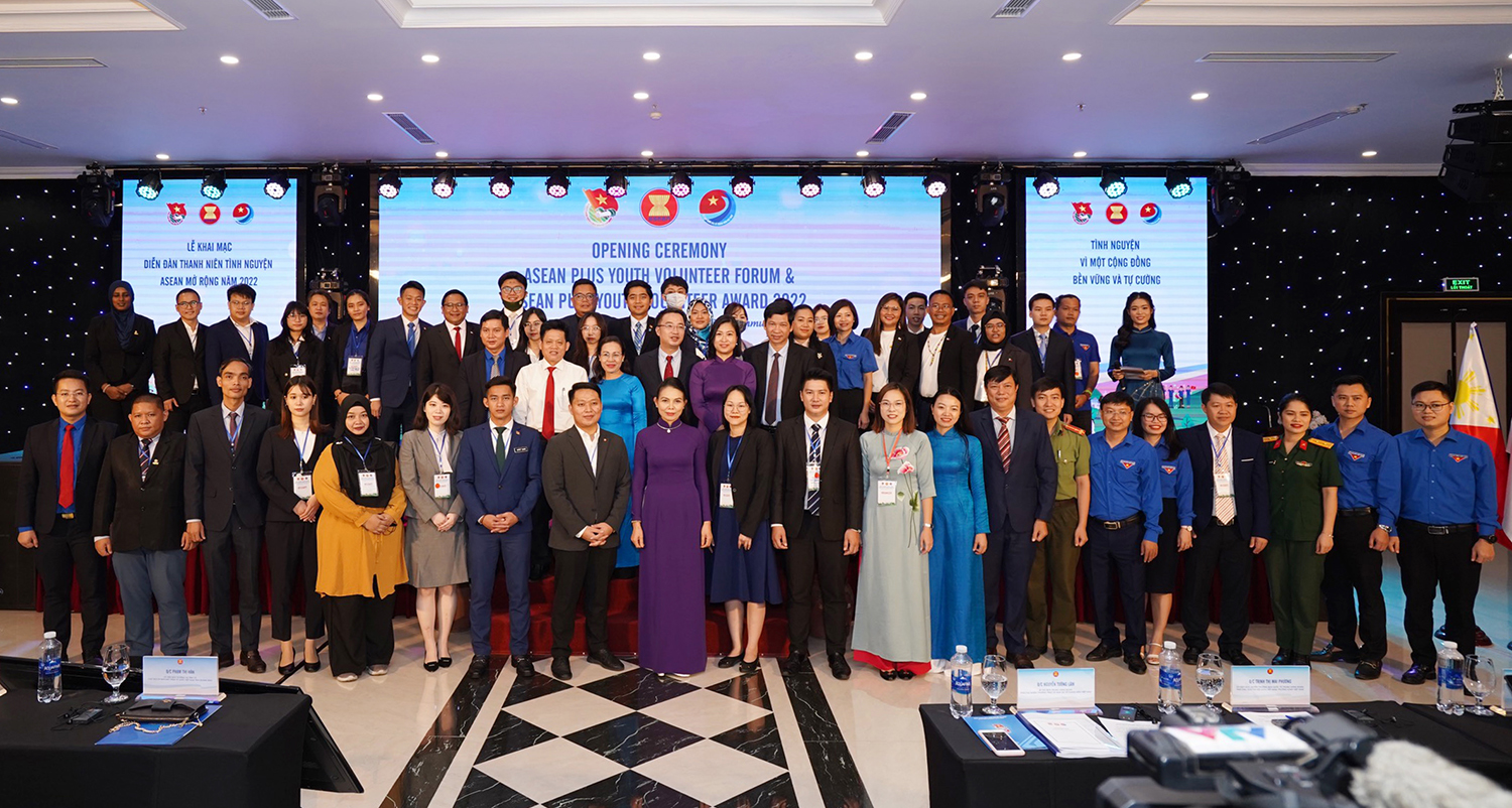 Khai mạc Diễn đàn và Giải thưởng Thanh niên Tình nguyện ASEAN+ năm 2022