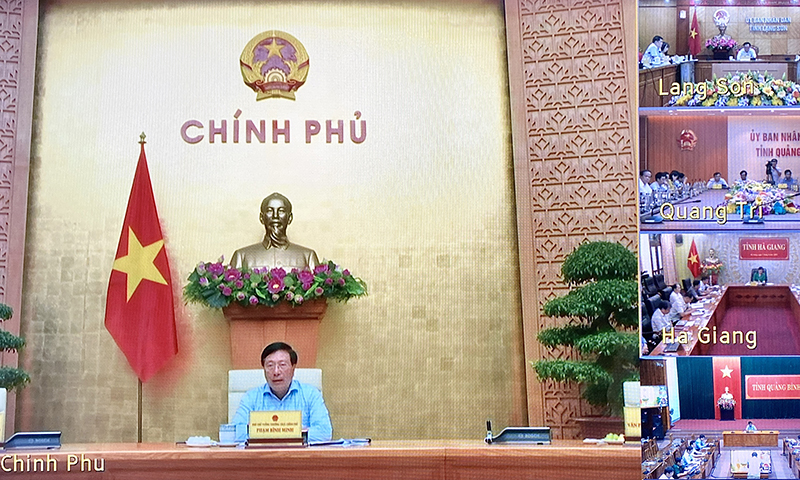 Phó Thủ tướng Thường trực Chính phủ Phạm Bình Minh phát biểu kết luận hội nghị.