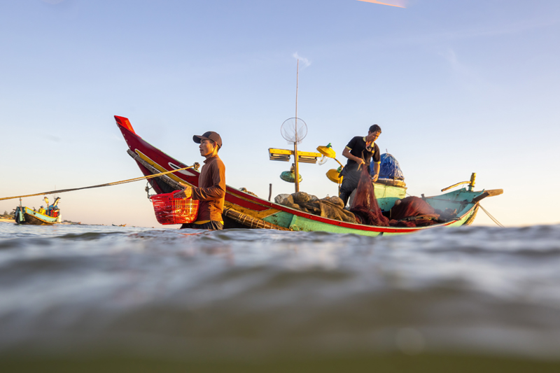 Ngư dân Hải Ninh (Quảng Ninh) được mùa biển.