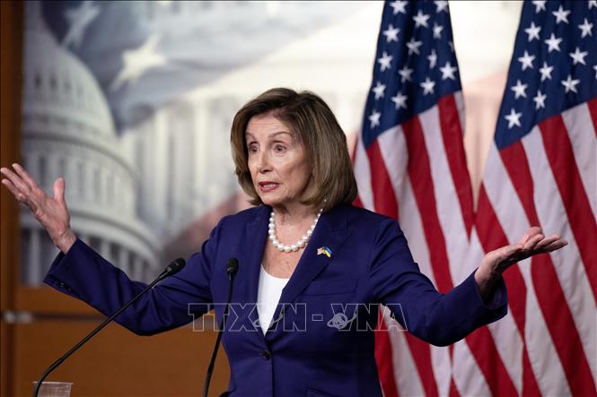 Chủ tịch Hạ viện Mỹ Nancy Pelosi. Ảnh: AFP/TTXVN