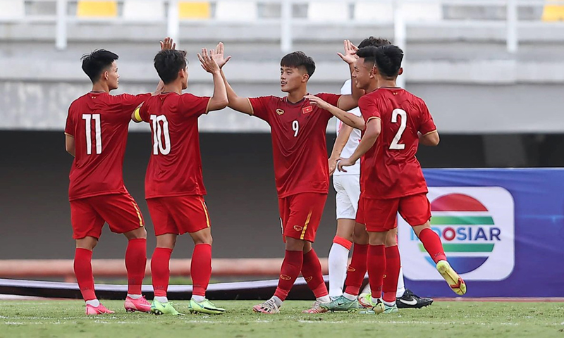 U20 Việt Nam thắng đậm ngày đầu ra quân tại Vòng loại U20 châu Á 2023