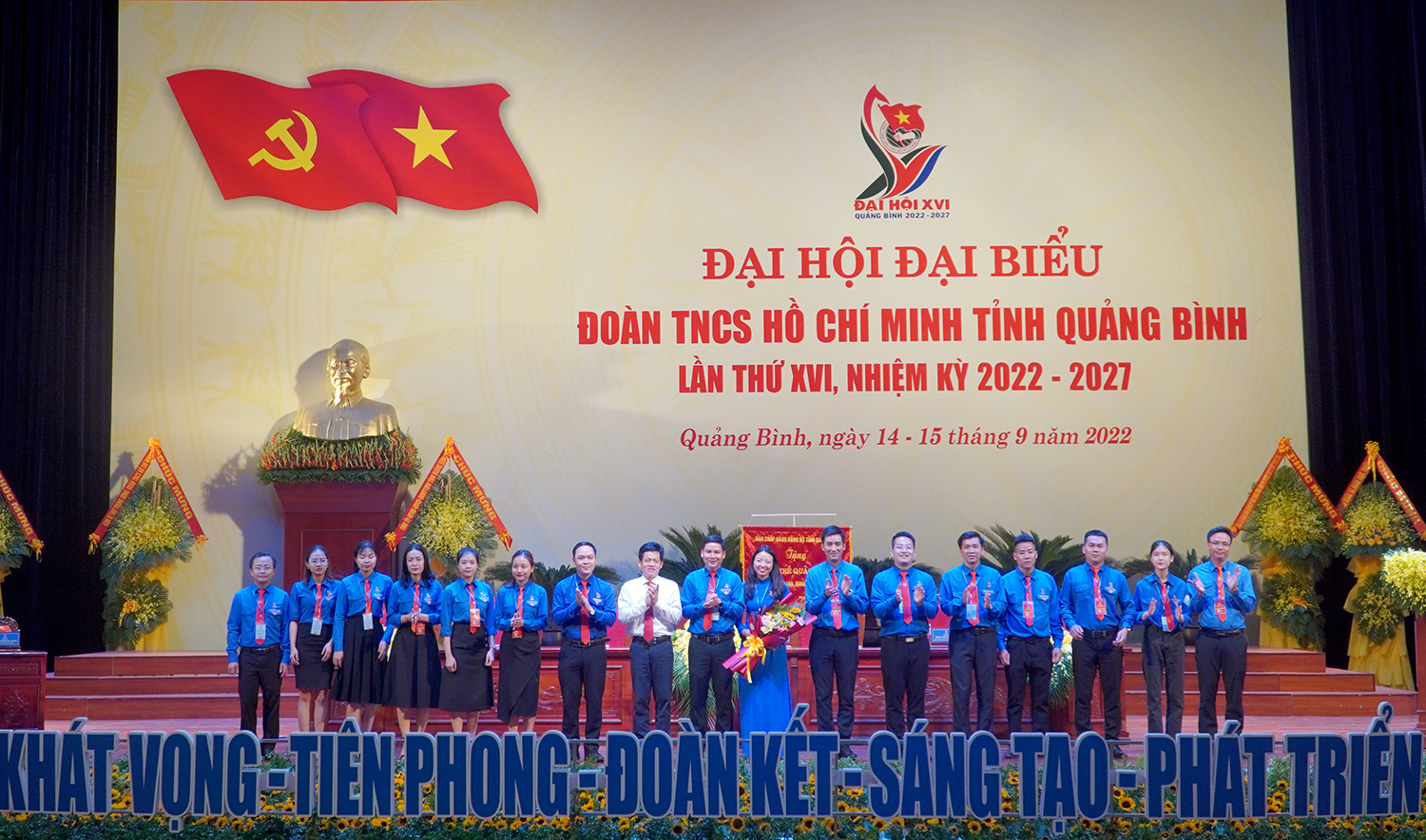 Đại hội Đoàn TNCS Hồ Chí Minh tỉnh Quảng Bình lần thứ XVI thành công tốt đẹp