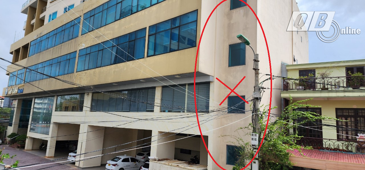 Tạm đình chỉ dãy nhà 5 tầng thuộc khách sạn Tân Bình do không đảm bảo an toàn về PCCC