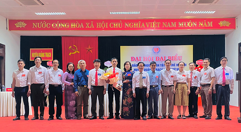 Ban chấp hành Hội bảo trợ người tàn tật và trẻ mồ côi huyện Quảng Trạch, nhiệm kỳ 2022-2027