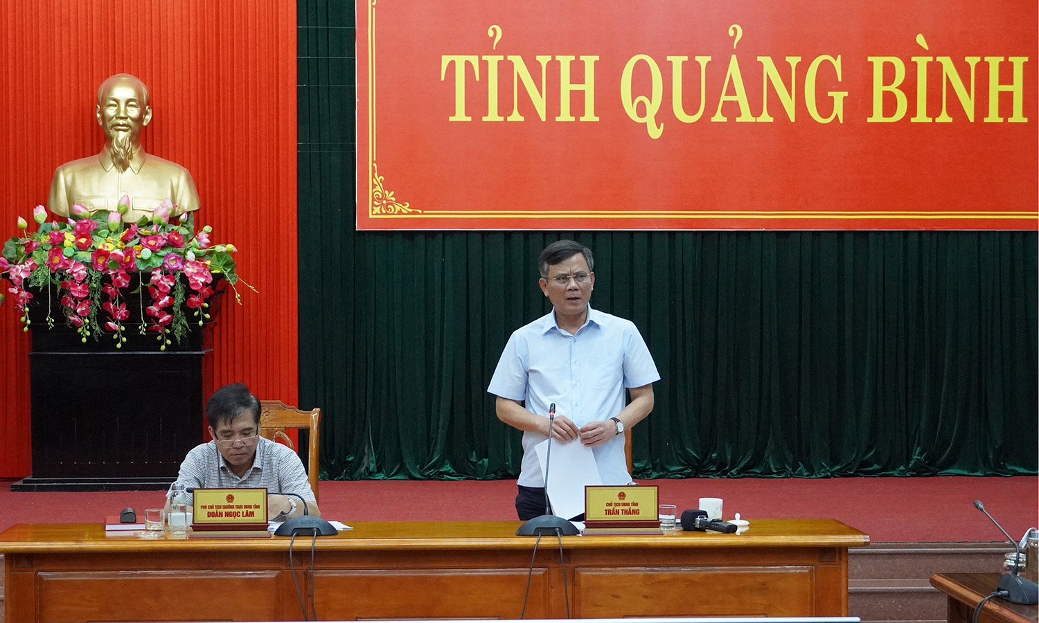 Đồng chí Chủ tịch UBND tỉnh Trần Thắng 