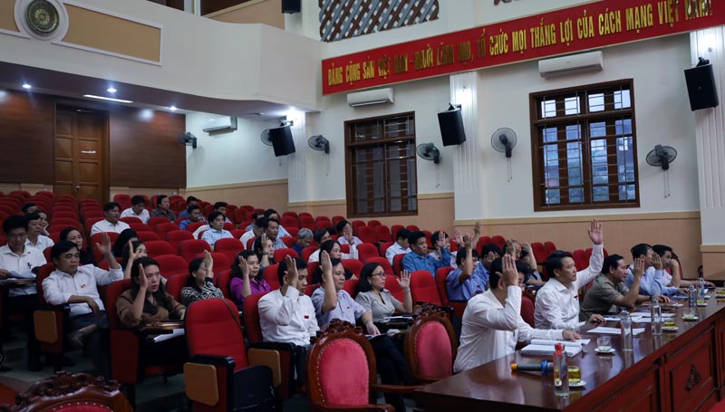 HĐND huyện Minh Hóa khóa XX tổ chức kỳ họp chuyên đề lần thứ 8