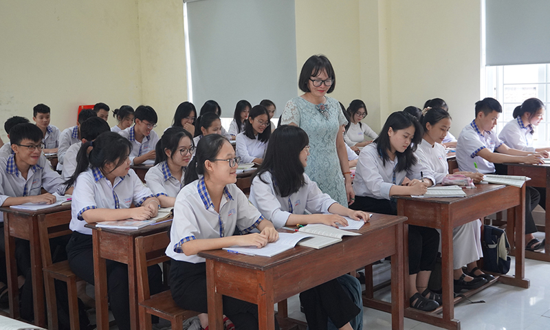  Hoạt động dạy học luôn được Trường THPT Lê Quý Đôn chú trọng đổi mới, nâng cao hiệu quả.