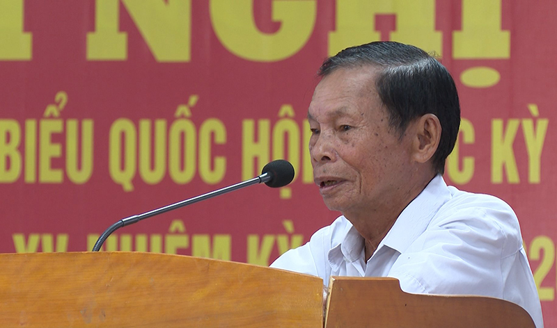 Cử tri huyện Quảng Trạch phát biểu nhiều ý kiến tâm huyết