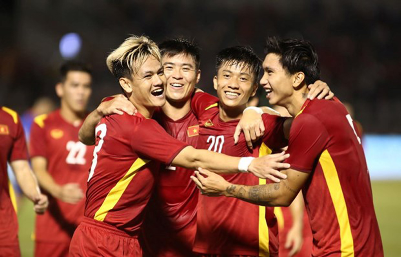 Việt Nam tăng 1 bậc trên bảng xếp hạng FIFA. (Ảnh: PV/Vietnam+)