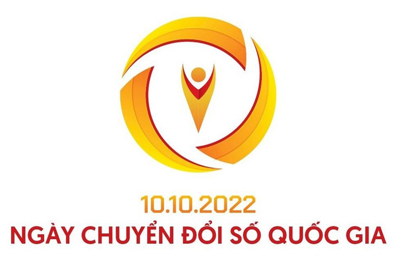 Bộ nhận diện Ngày Chuyển đổi số quốc gia 10/10.