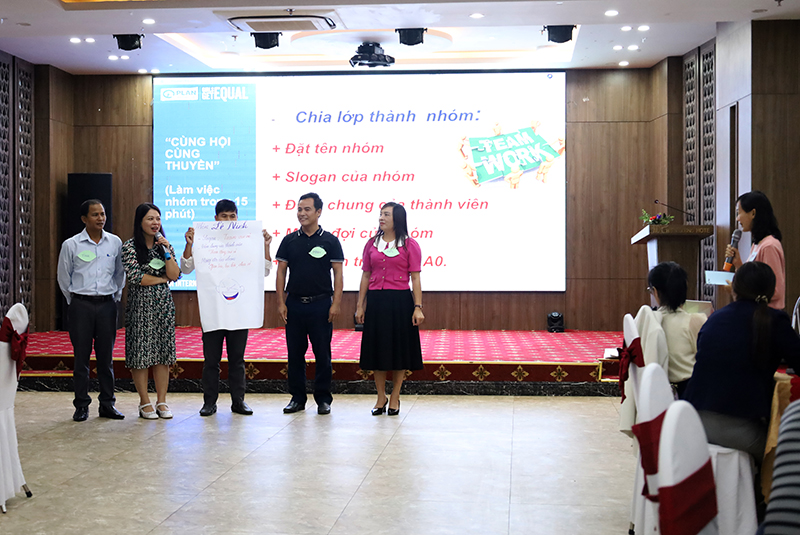 Lớp tập huấn có sự tham gia của 30 học viên là lãnh đạo, cán bộ, giáo viên các địa phương, trường học trên địa bàn huyện Lệ Thủy và huyện Quảng Ninh.