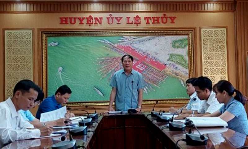 UBKT Huyện ủy Lệ Thủy triển khai nhiệm vụ KT, GS, thi hành kỷ luật trong Đảng.