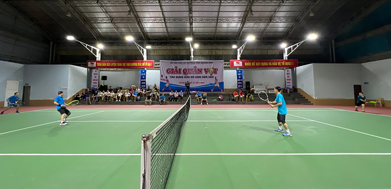 Khai mạc giải quần vợt tỉnh Quảng Bình mở rộng năm 2022