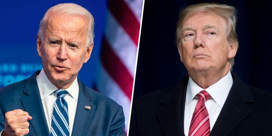 Tổng thống Joe Biden và cựu Tổng thống Donald Trump đã tiến hành các chiến dịch vận động tranh cử tại nhiều bang chiến địa. Ảnh tư liệu: nbcnews
