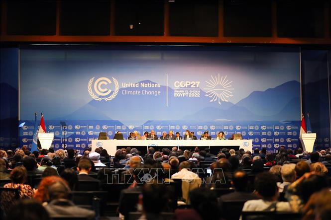 Toàn cảnh Hội nghị lần thứ 27 Các bên tham gia Công ước khung của Liên hợp quốc về biến đổi khí hậu (COP27) tại Sharm el-Sheikh, Ai Cập, ngày 6/11/2022. Ảnh: THX/TTXVN