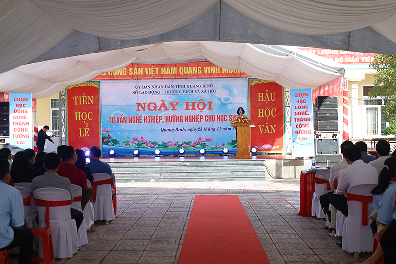 Ngày hội diễn ra tại Trường THCS Quảng Xuân.