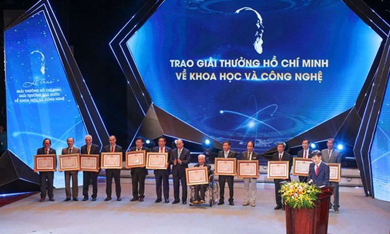 Các công trình được trao giải thưởng Hồ Chí Minh về Khoa học và Công nghệ. (Ảnh: Minh Sơn/Vienam+)