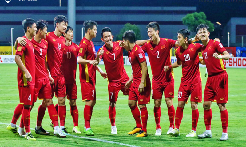 Tuyển Việt Nam quyết tâm hướng tới AFF Cup 2022. Ảnh: VFF