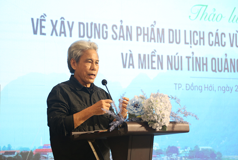 Tiến sỹ Nguyễn Khắc Thái phát biểu thảo luận tại hội nghị.