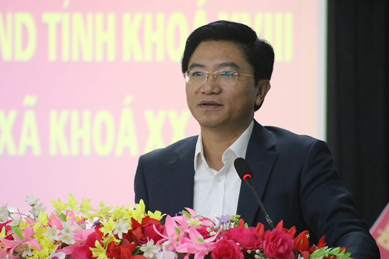 Đồng chí Bí thư Thị ủy Ba Đồn Trương An Ninh tiếp thu, đánh giá cao những ý kiến thẳng thắn, trên tinh thần xây dựng của cử tri.