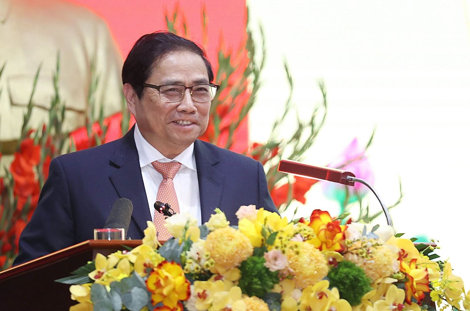 Thủ tướng Chính phủ Phạm Minh Chính phát biểu chỉ đạo hội nghị. Ảnh: TTXVN