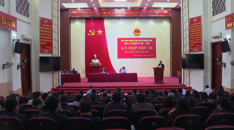 HĐND huyện Minh Hóa tổ chức kỳ họp lần thứ 10