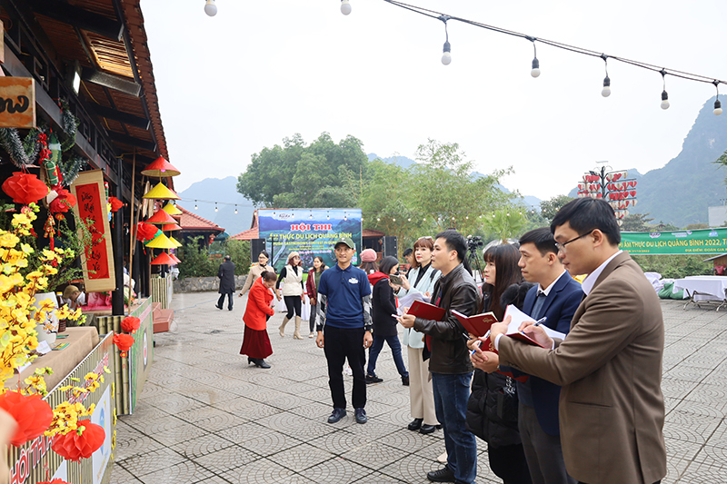 Hội thi Ẩm thực du lịch Quảng Bình là một trong những hoạt động của chương trình Chào năm mới 2023. 