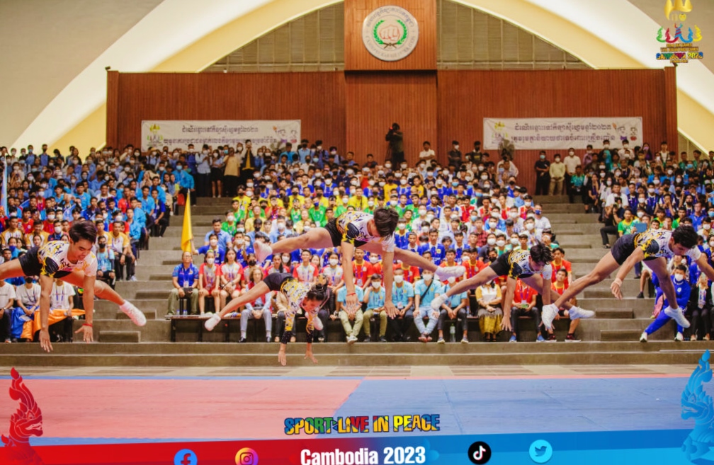 SEA Games 32 có 36 môn thể thao và 591 nội dung thi đấu tranh huy chương. Ảnh: Cambodia2023.